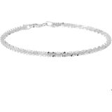 Zilver Gerhodineerde Armband fantasie 3 1325540 18 cm