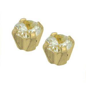caflon push through systeem caflon schietknopjes 18 krt. goud zirkonia 7900039
