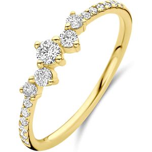 14K geelgoud ring lab grown diamant 0.33ct h si 4033709 18.50