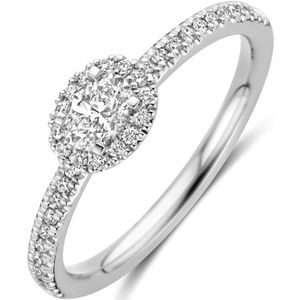 14K witgoud ring diamant 0.41ct h si 4106361 17.75