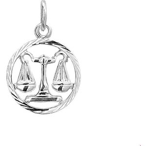 hanger sterrenbeeld gediamanteerd zilver wit 1014508