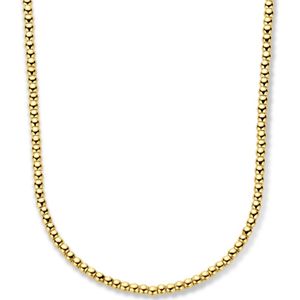 14K geelgoud collier bolletjes 41 - 44 cm 4026929