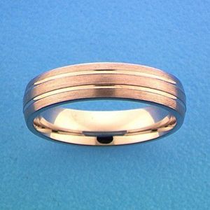 Zilver Gerhodineerde Ring A304 - 5 mm - zonder steen 1315269 20.00 mm (63)
