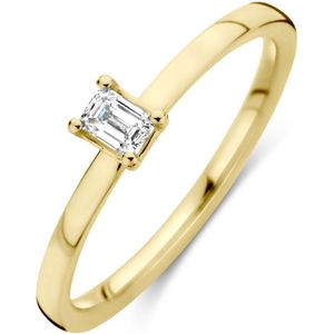 18K geelgoud ring diamant 0.15ct g vsi 7000204 18