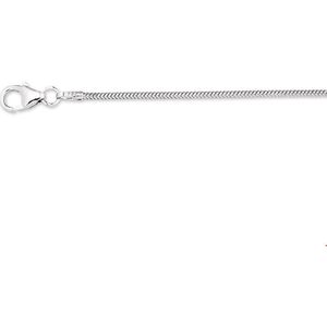 Witgouden Collier slang rond 1 4101604 42 cm