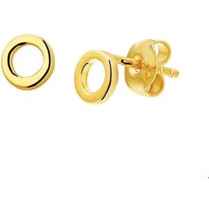 oorknoppen rondje 14K geelgoud 4019215