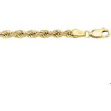 Geelgouden Collier koord 3 4008185 60 cm