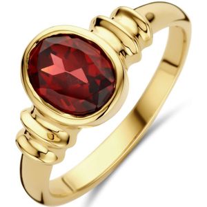 14K geelgoud ring granaat 4032928 17.25
