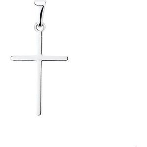 Witgouden Hanger kruis massief 4100694