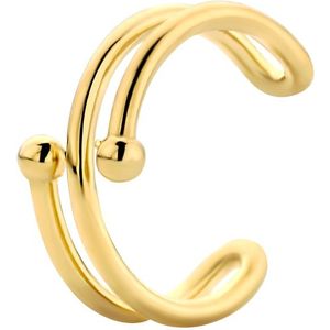 goud (geelgoud) earcuff bolletjes 4024513