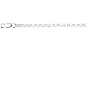 collier jasseron 3,0 mm zilver wit 1017434