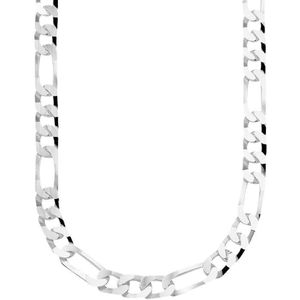 Zilveren Collier figaro 6 1021083 50 cm