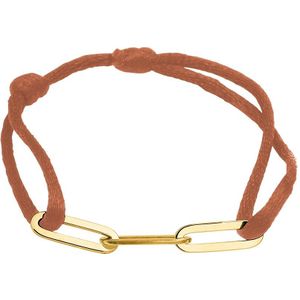 armband satijn zilver verguld (met rubber/nylon/etc) 2600016