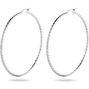 Zilver Gerhodineerde oorringen 1334138