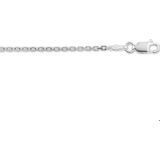 Zilveren Collier anker gediamanteerd 1 1015533 50 cm