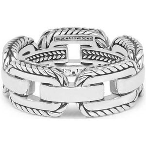 BUDDHA TO BUDDHA - Buddha 118 16 - Barbara Link Ring Silver - Ring