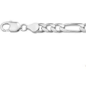 Zilveren Armband figaro 6 1007889 22 cm