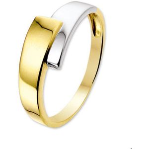 ring 14K bicolor goud geel/wit 4205857