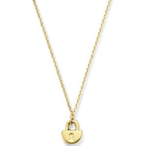 goud (geelgoud) collier sleutel en slot 40 - 42 - 44 cm 4024671