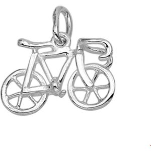 Zilveren Hanger wielrenfiets 1003223