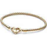 Pandora 562731C00 - Bracelet chain Pandora Moments 14k Gold-plated - Armband-lengte 18 cm