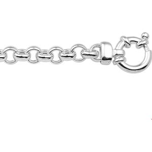 Zilveren Armband jasseron 5 1018695 18 cm