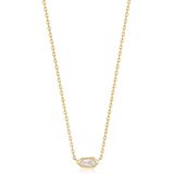 Ania Haie AH N041-01G-W - Sparkle Emblem Chain - Ketting