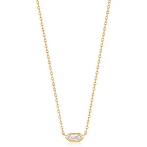 Ania Haie AH N041-01G-W - Sparkle Emblem Chain - Ketting