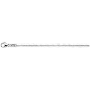 Zilver Gerhodineerde Collier gourmet 1 1330155 36 cm