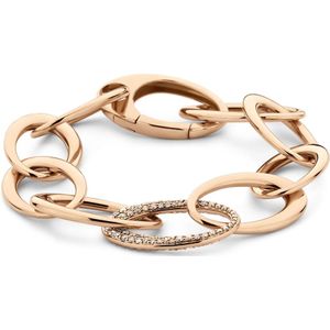 18K roségoud armband champagne diamant 1.70ct si 17,5 mm 21cm 7400001