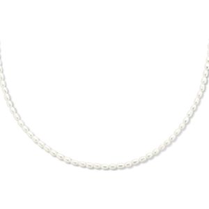 zilver verguld (geel) collier parel 3,2 mm 40 + 5 cm 3 micron 2103269