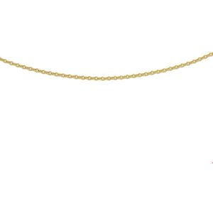 Geelgouden Collier anker rond 1 4017554 60 cm