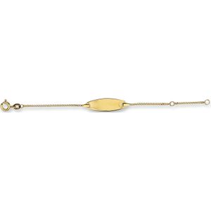 Gouden graveer armbandje 4012084 9-11 cm