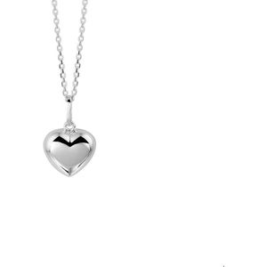 Zilveren Collier hart 1 1019663