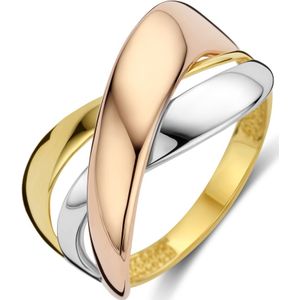 14K tricolor goud ring tricolor 4300604 18.50