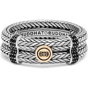 Buddha to Buddha 842 - Ellen Double Limited Silver Gold - Ring