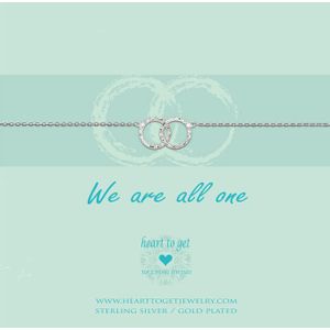 Heart to get B100DKR13S - We are all one - Armband