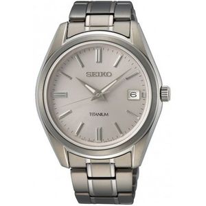 Seiko SUR369P1 - titanium - horloge