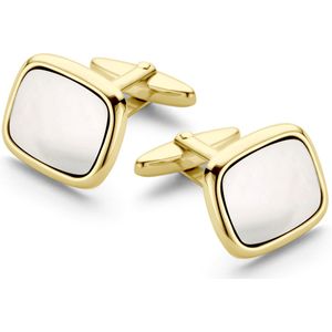manchetknopen parelmoer 14K geelgoud 4027977