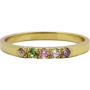 Karma Jewelry - R025GP - Damesring-58 is maat 18.50