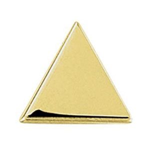 goud (geelgoud) oorknop driehoek per stuk 4026008