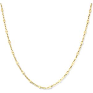 goud (geelgoud) collier anker met tussenstuk 36 - 38 cm 4024677