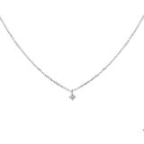 Witgouden Collier diamant 0.05ct H SI 41 - 43 - 45 cm 4104379