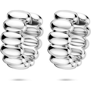 Zilver Gerhodineerde klapoorringen 15,5 mm 1340990