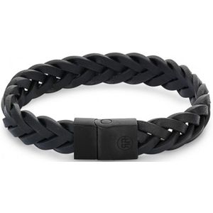 Rebel and Rose RR-M0026-B- Full Metal Braided - Armband-Maat L