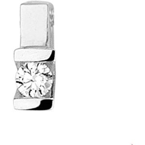 Witgouden Hanger diamant 0.075ct H SI 4104625