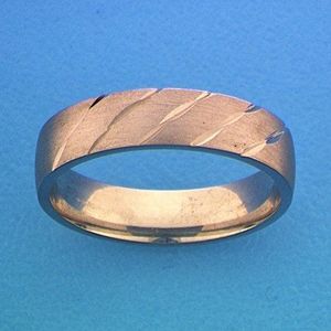 Zilver Gerhodineerde Ring A307 - 5 mm - zonder steen 1315127 20.50 mm