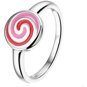 ring rondje zilver gerhodineerd 1325939