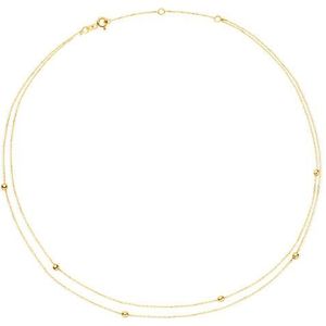 Jackie Gold JKN23.351 - Double Bubble - Ketting