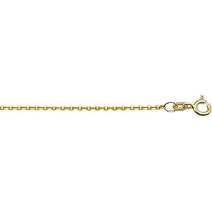 18K geelgoud collier anker plat 1,2 mm 7000423